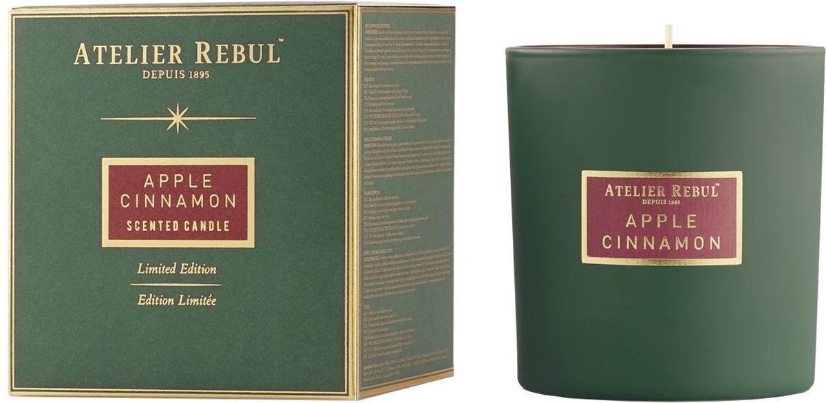 Atelier Rebul apple cinnamon geurkaars