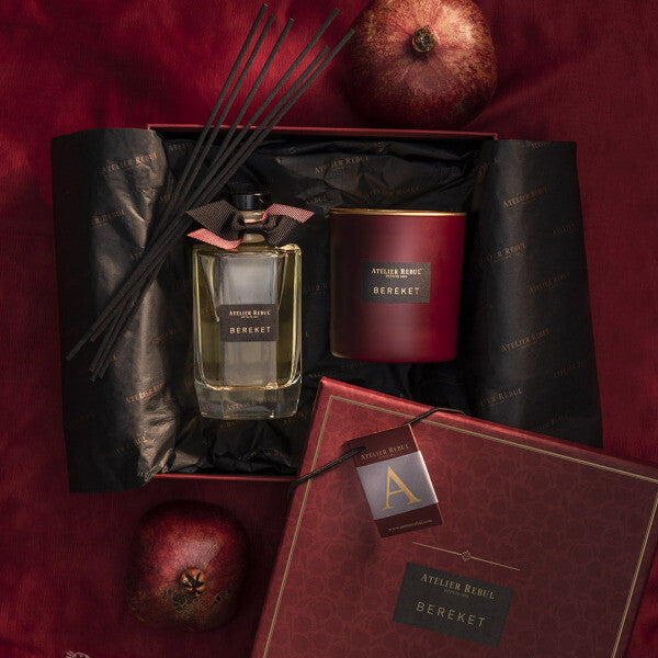 Atelier Rebul Bereket Geurstokjes en Geurkaars Geschenkset