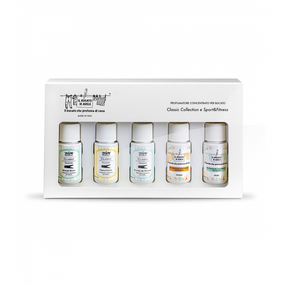 Il Bucato di Adele cadeauset 5x20ml Wasparfum